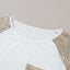 Black Sequin Patch Chest Pocket Raglan Sleeve Top