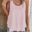 Eyelet Strappy Scoop-Neck Tank Top