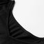 Black Cold Shoulder Cut out Long Sleeve Top