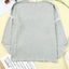 Gray Pocketed Oversized Drop Sleeve Top