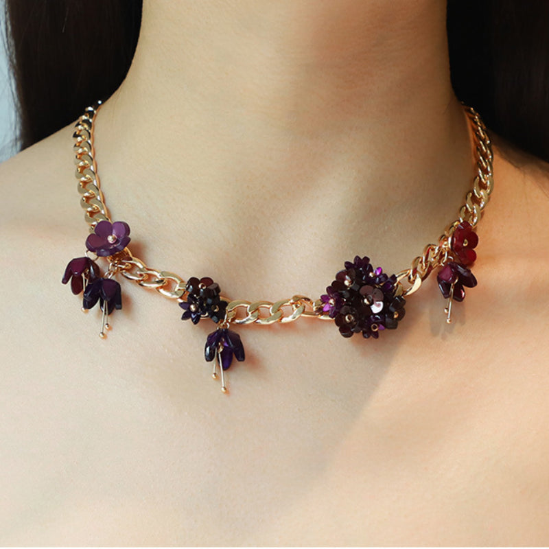 Acrylic Flower Necklace