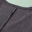 Gray Oversized Drop Shoulder Thermal Knit Top