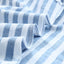 Blue Striped Tie Back Ruffle Trim Tank Top