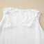 Rose White V Neck Knotted Shoulder Vest