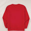 Red Solid Classic Crewneck Pullover Sweatshirt