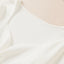 Beige Ruched Sweetheart Neckline Rib Knit Sweater