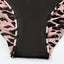 Leopard Square Neck Sleeveless Fashion Print Tankini Set