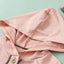 Pink Buttons Front Princess Line Out Seam Hoodie