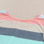 Multicolor Sequin Pocket Patchwork Striped Tank Top