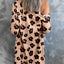 Leopard Printed Open Front Cardigan