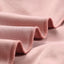 Pink Solid Ribbed Knit Round Neck Pullover Sweatshirt