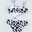 Cow Animal Print One Piece Swimsuit