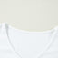 White Solid Color V Neck Long Sleeve Knit Top