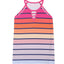 Multicolor Colorful Striped Hollow Out Camisole