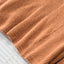 Brown U Neck Textured Long Sleeve Top