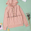 Pink Buttons Front Princess Line Out Seam Hoodie