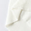 White Flower Jacquared Bubble Sleeve Open Cardigan