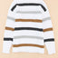 Striped Popcorn Knit Sweater