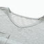 Gray Pocketed Oversized Drop Sleeve Top