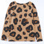 Leopard Print Long Sleeve Loose Top