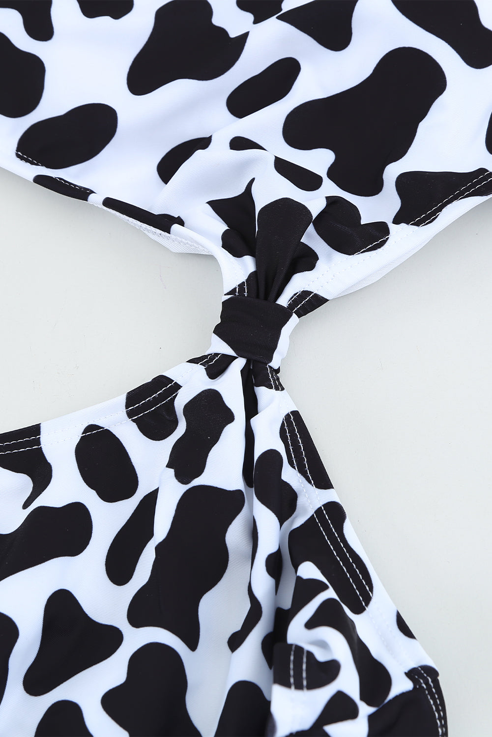 Cow Animal Print One Piece Swimsuit