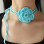 Handmade Crochet Floral Necklace