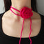 Handmade Crochet Floral Necklace