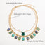 Turquoise Color Stacking Fashion Necklace