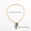 Light Luxury Colorful Pendant Necklace