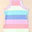 Multicolor Colorblock Knit Tank Top