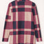 Draped Open Front Plaid Cardigan