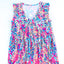 Boho Pattern Print Flounce V Neck Tank Top