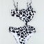 Cow Animal Print One Piece Swimsuit