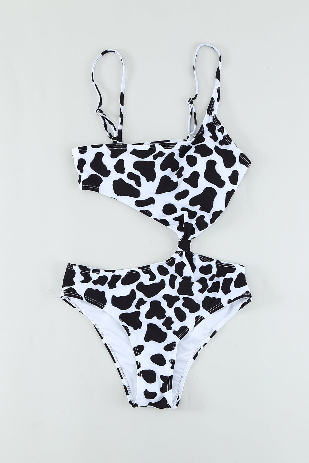 Cow Animal Print One Piece Swimsuit