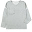 Gray Pocketed Oversized Drop Sleeve Top