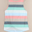 Multicolor Sequin Pocket Patchwork Striped Tank Top