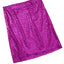 Violet Sequined High Waist Plus Size Midi Skirt