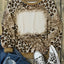 Leopard Print Bleached Long Sleeve Top