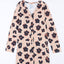 Leopard Printed Open Front Cardigan