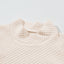 Apricot High Neck Kangaroo Pocket Quilted Sweatshirt