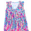 Boho Pattern Print Flounce V Neck Tank Top