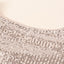 Apricot Plus Size Sequined V Neck Boxy Top