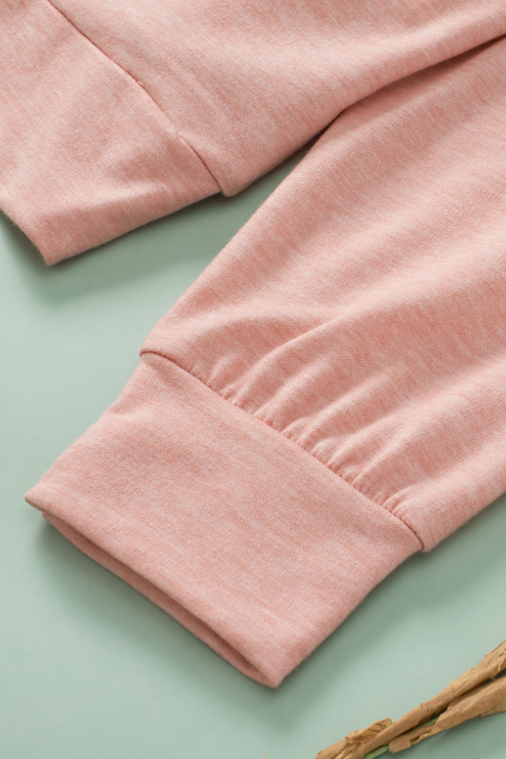 Pink Buttons Front Princess Line Out Seam Hoodie